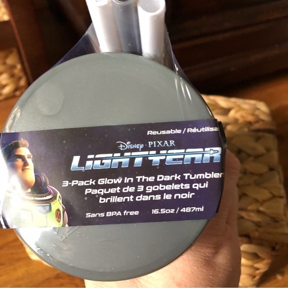 Disney's Pixar: Lightyear 3-pack Glow in the Dark tumblers 16.5oz - Picture 4 of 4